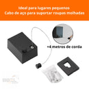 Varal Invisível Retrátil de Aço inox