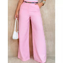 Calça Pantalona de Linho Feminina – Cintura Alta, Estilo Alfaiataria e Caimento Elegante