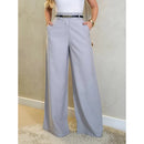 Calça Pantalona de Linho Feminina – Cintura Alta, Estilo Alfaiataria e Caimento Elegante