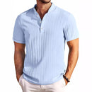 Camisa de Verao Masculina Retro - Linho
