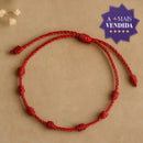 Pulseira Vermelha dos 7 Nós